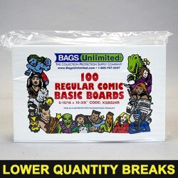 Regular Comic Book Backing Boards a